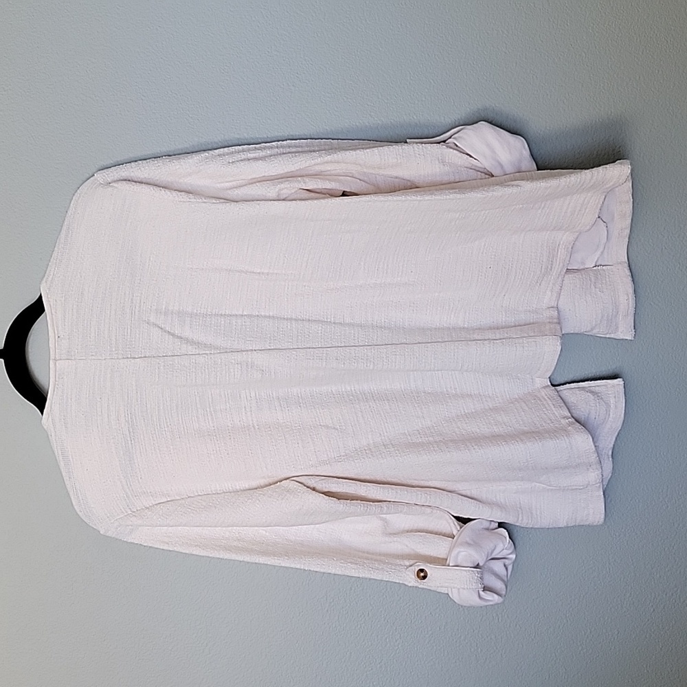 Torrid Size 0x Ivory Boucle Open Front Blazer - image 7